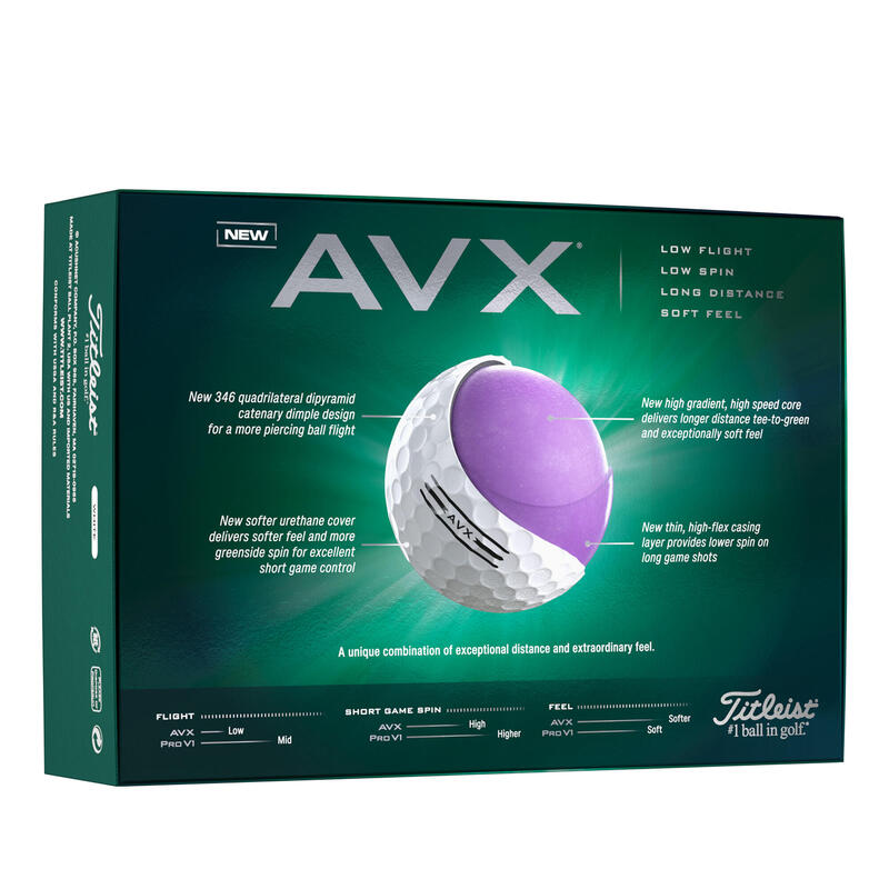 Golfballen AVX 12 stuks