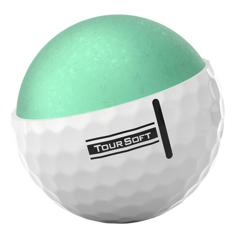 Golfballen Tour Soft 12 stuks wit