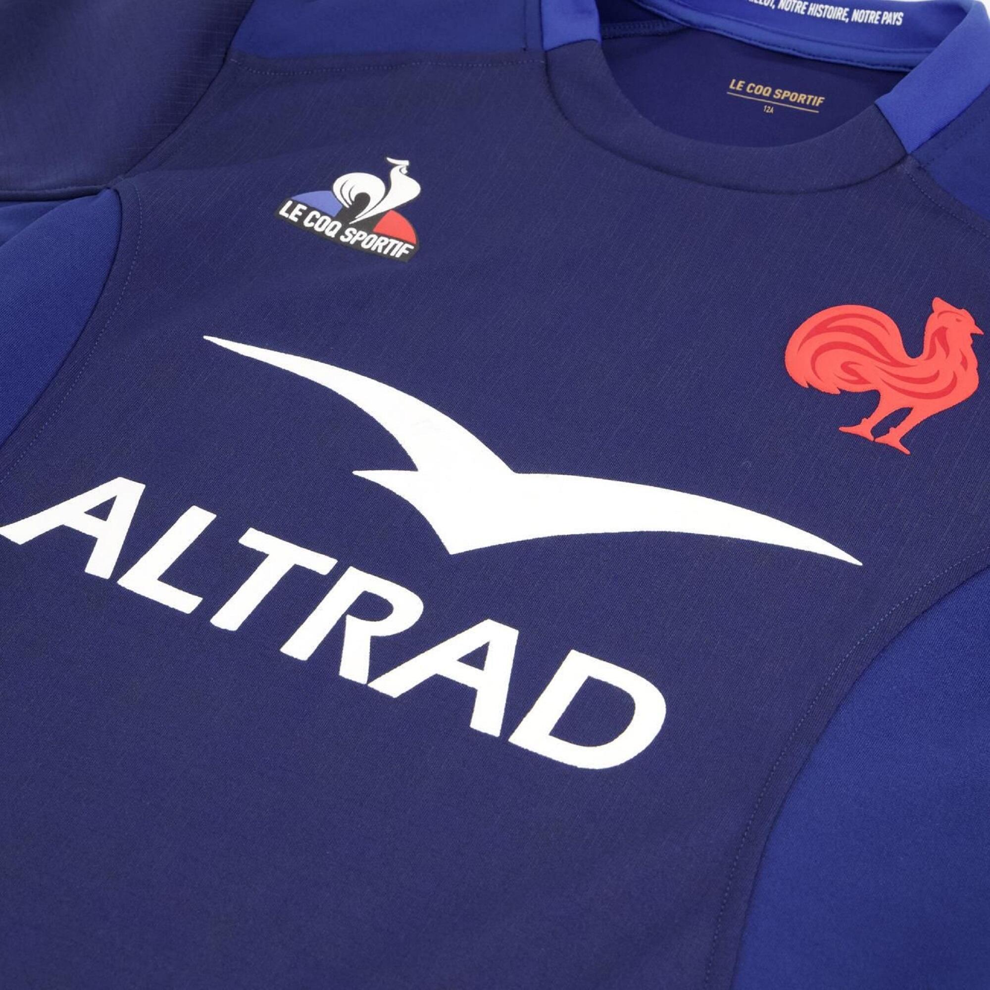 Maillot de rugby XV de France junior Replica FFR 2023 2024 LE