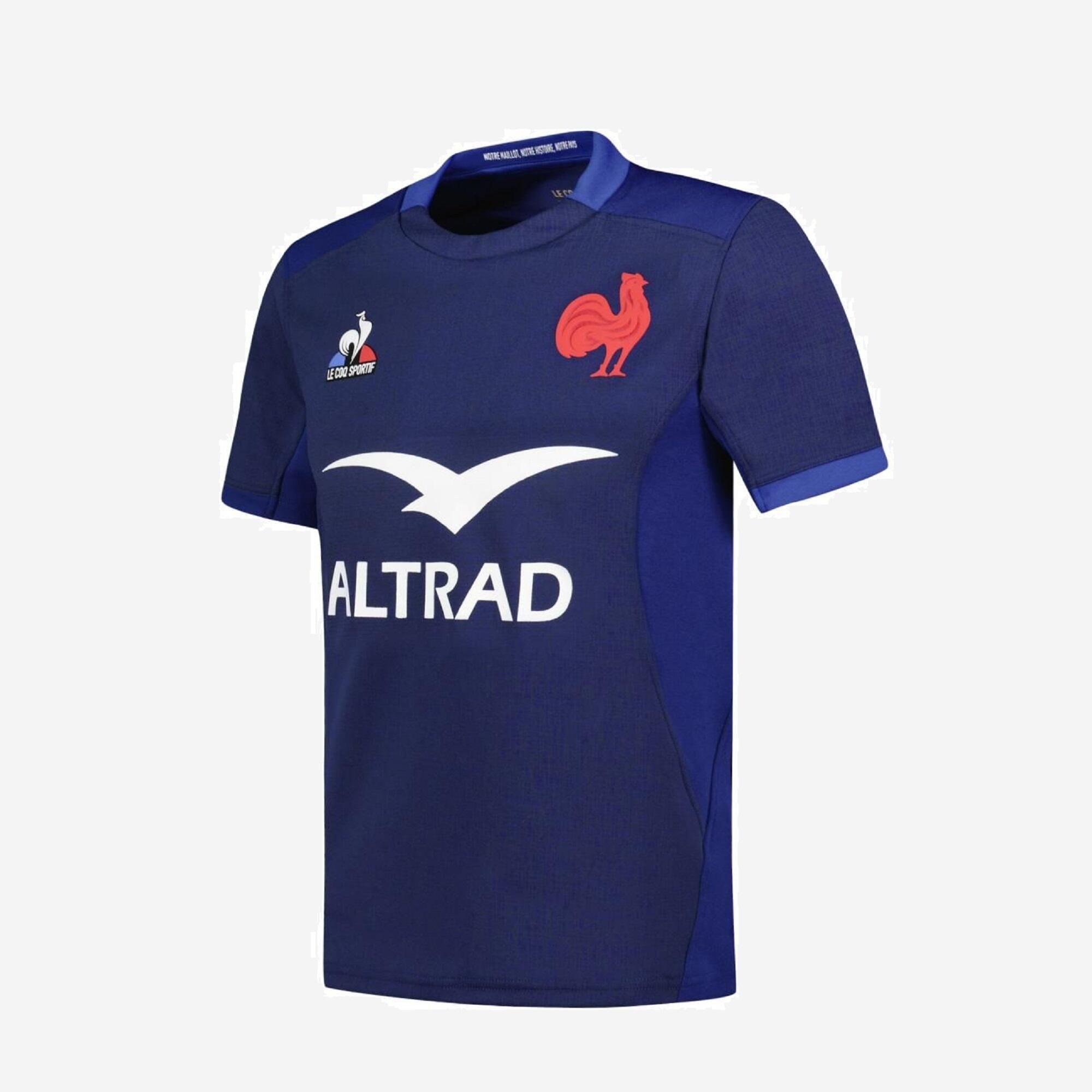 Maillot de rugby xv de france junior replica ffr 2023 2024 LE COQ SPORTIF Decathlon