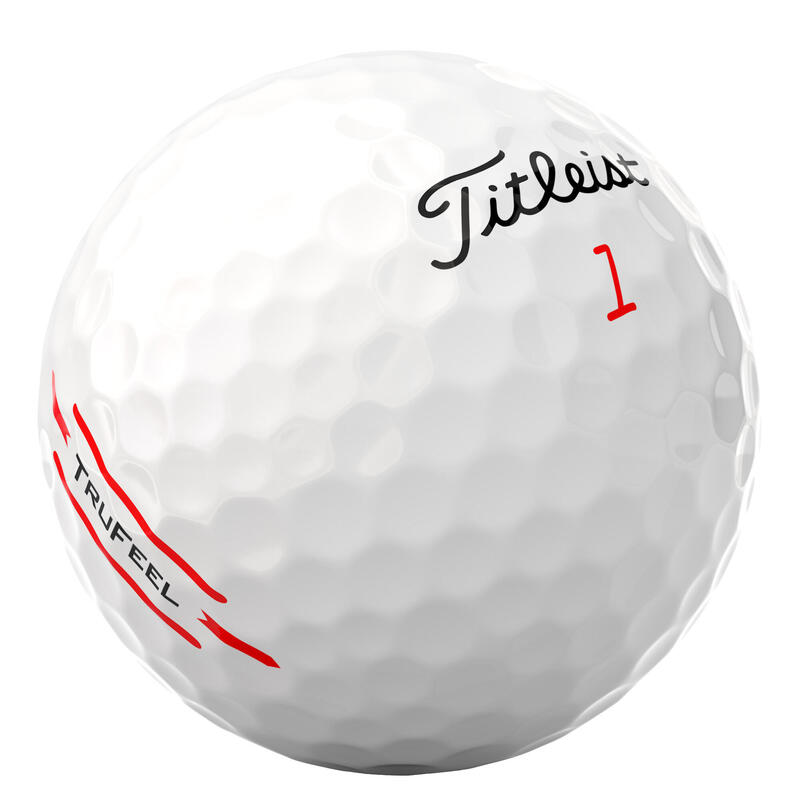 Balle golf x12 - TITLEIST Trufeel blanc