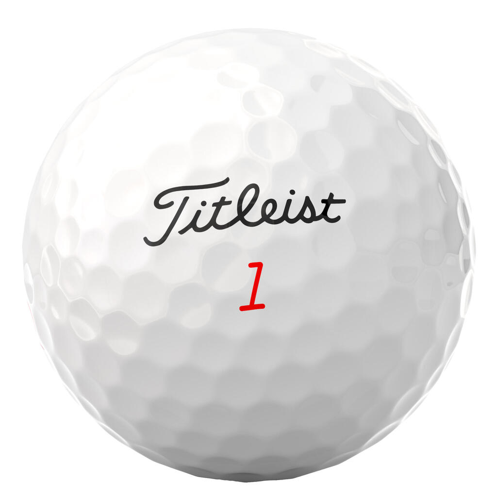 Golfové loptičky 12 ks - TITLEIST Trufeel biele