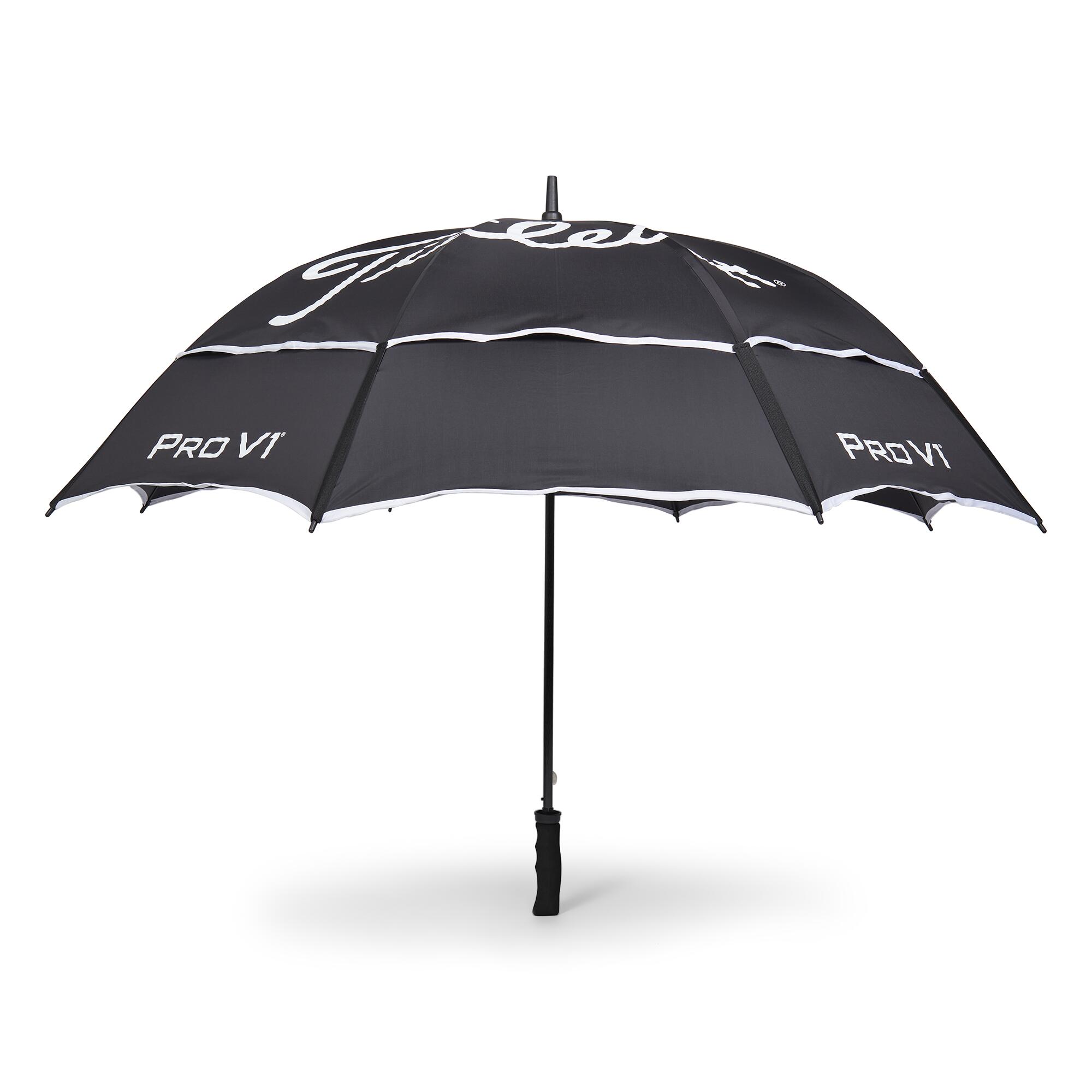 Parapluie Géant 68 Pouces Pour Golf Et Plage – Ultra Résistant Au Vent, Ouverture Automatique, Couleur Silver/bleu