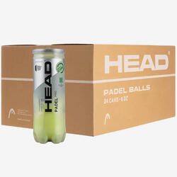 Carton 24 tubes de 3 balles de padel pressurisées- Head Padel Pro