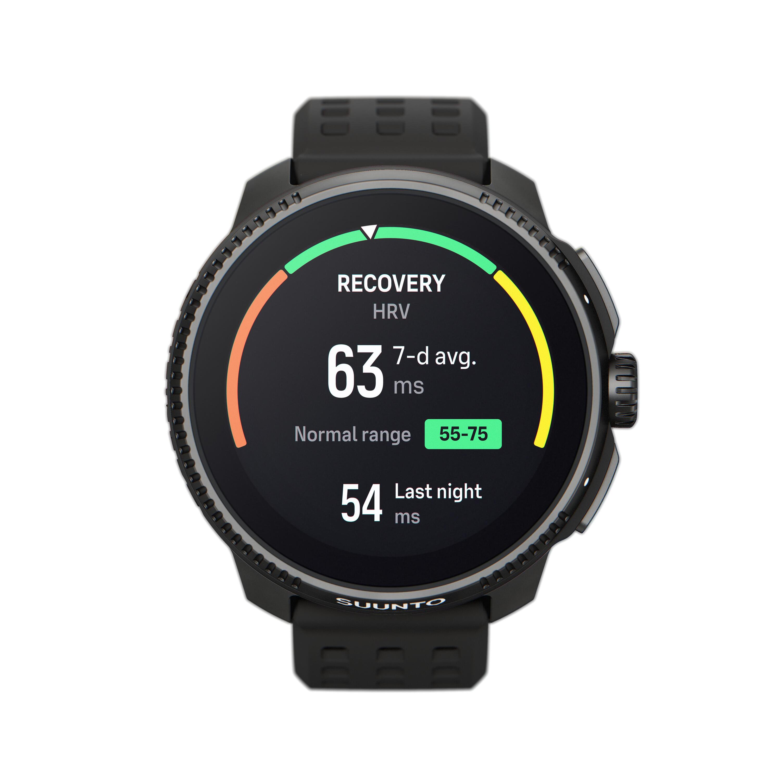 Smartwatch RACE All Black voor hardlopen met gps en hartslagmeting   3/4