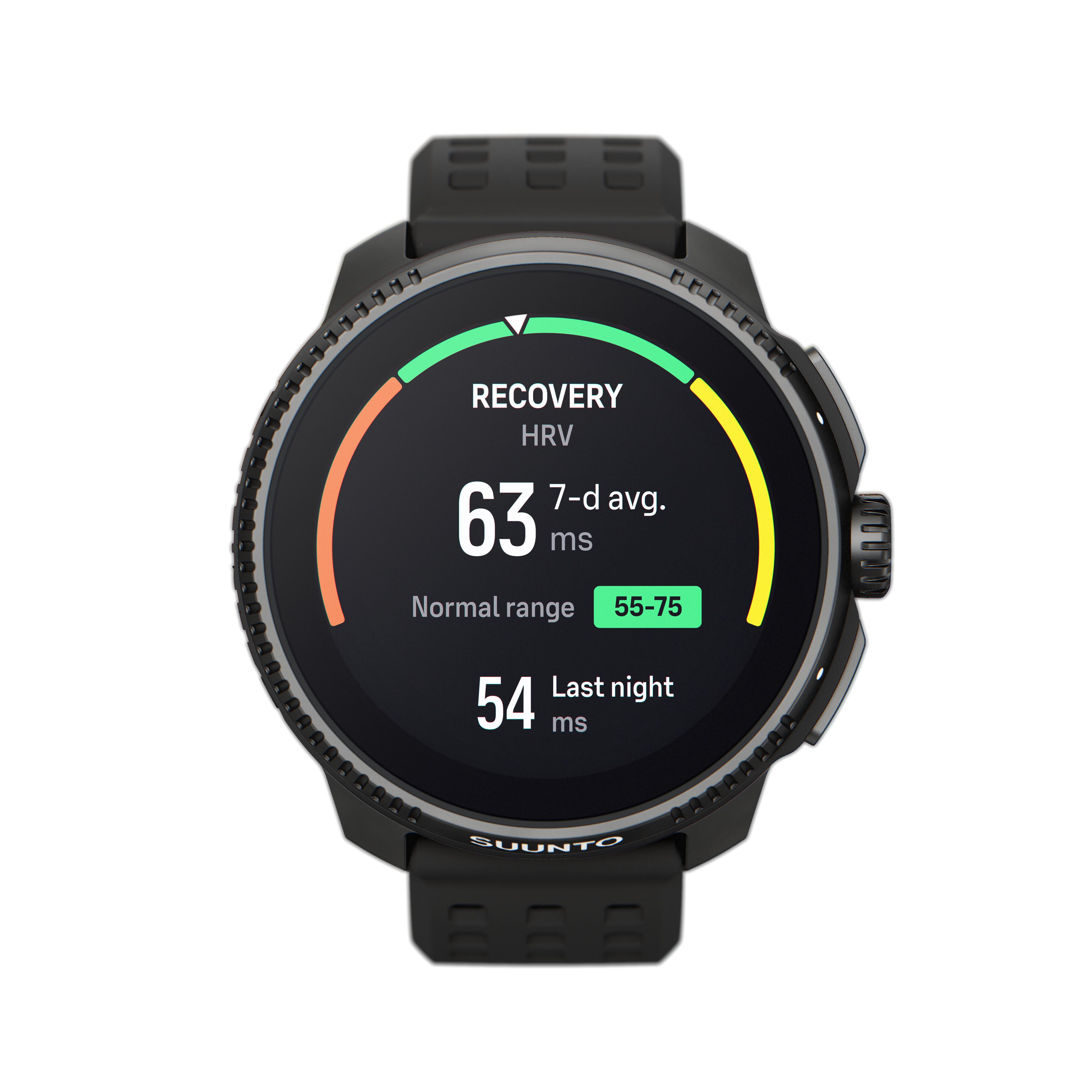 Connesso a corsa gps cardio perf. Uomo Donna - SUUNTO RACE Tutto nero