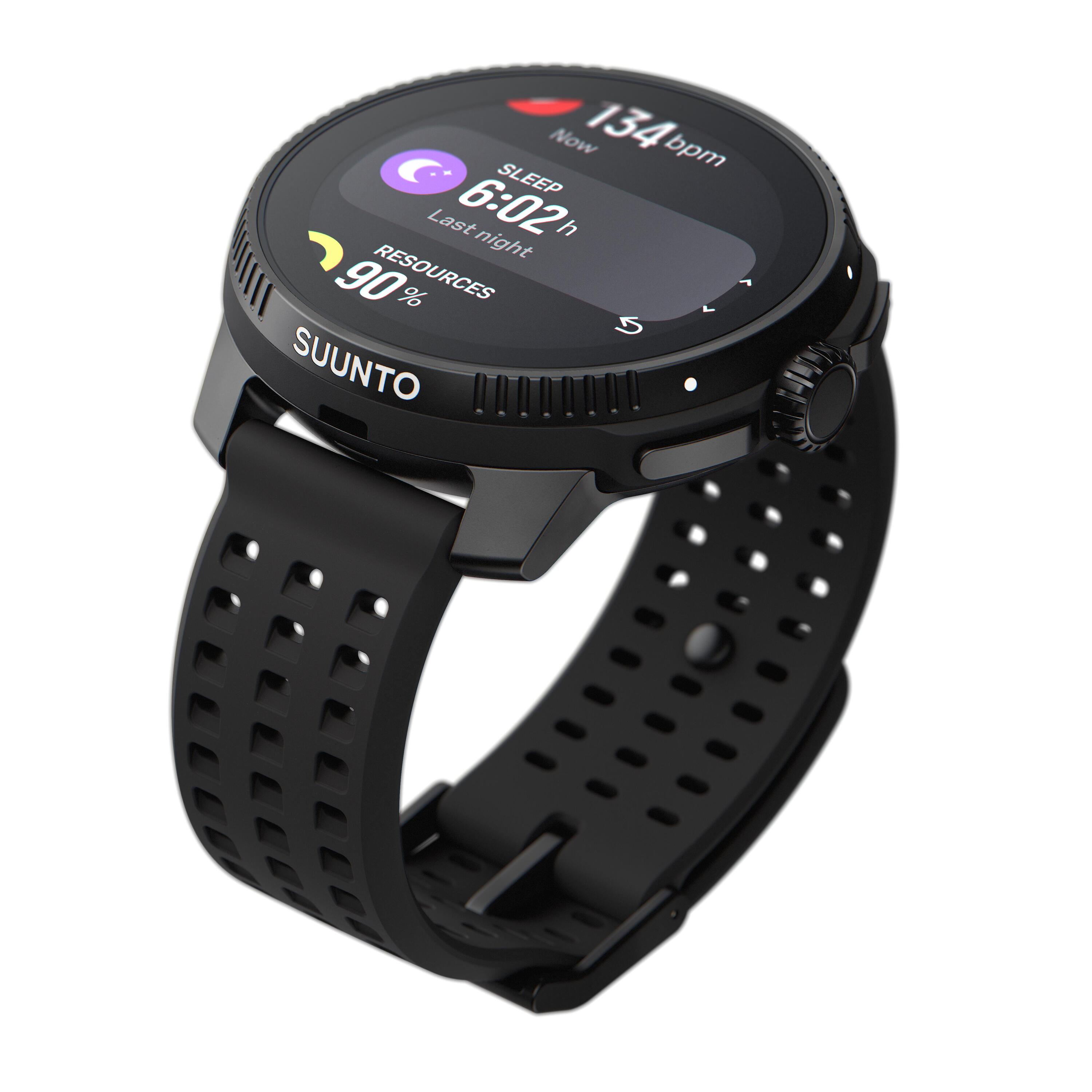 Running Smart Watch GPS Cardio Perf. Unisex - SUUNTO RACE All Black 3/6