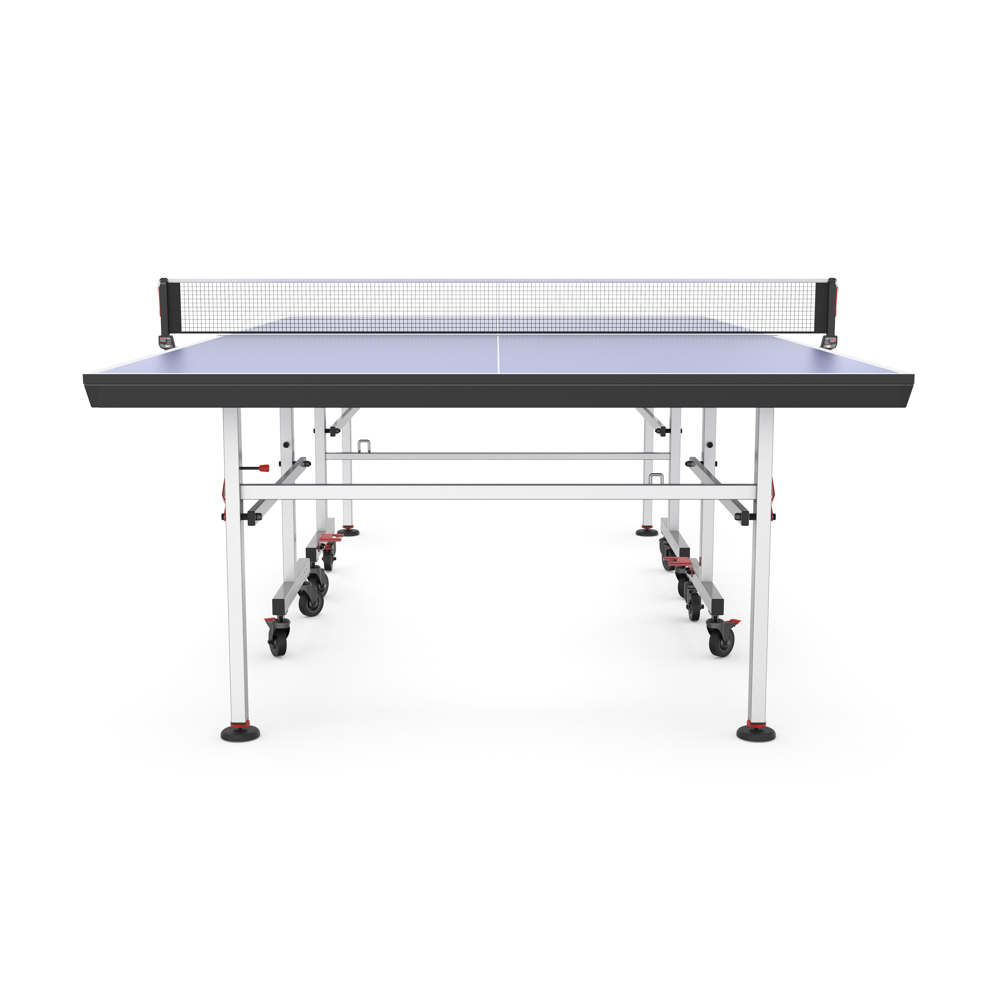 Compact Indoor Table Tennis Table with Innovative Net TTT 130.2 - Blue