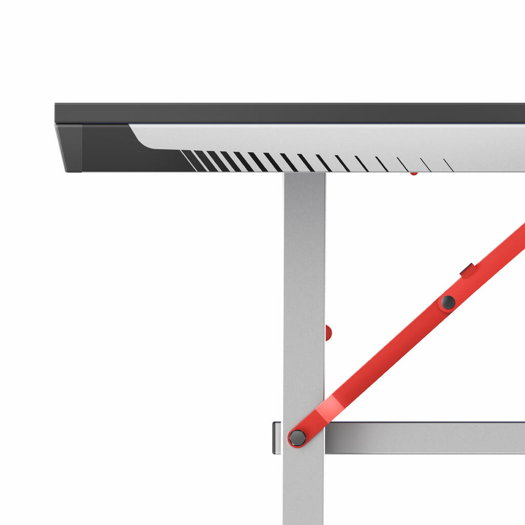 Πρακτικό τραπέζι Table Tennis εσωτ. χώρου με πρωτοποριακό δίχτυ TTT 130.2-Μαύρο