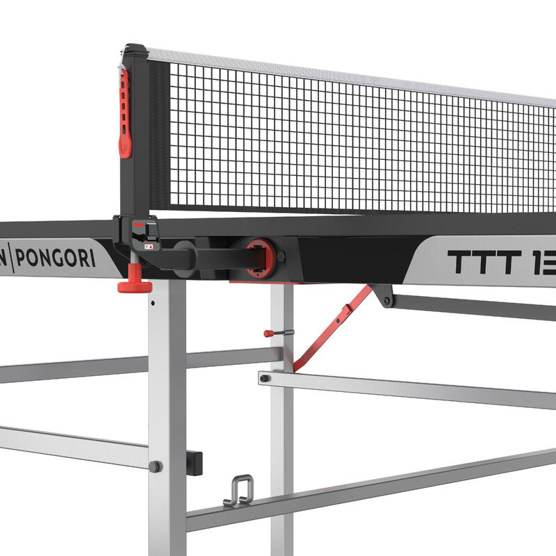 Table de tennis de table intérieure compacte avec filet innovant, TTT 130.2 Bleu