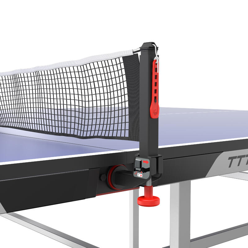 Table de tennis de table intérieure compacte avec filet innovant, TTT 130.2 Bleu