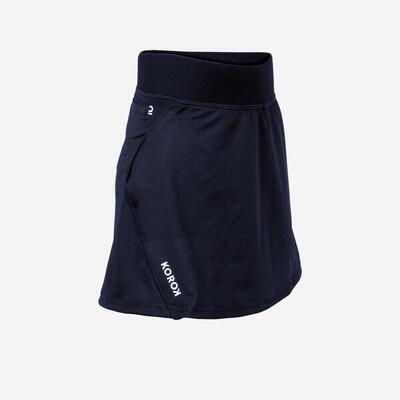 Mädchen Feldhockey Rock - FH900 schwarz
