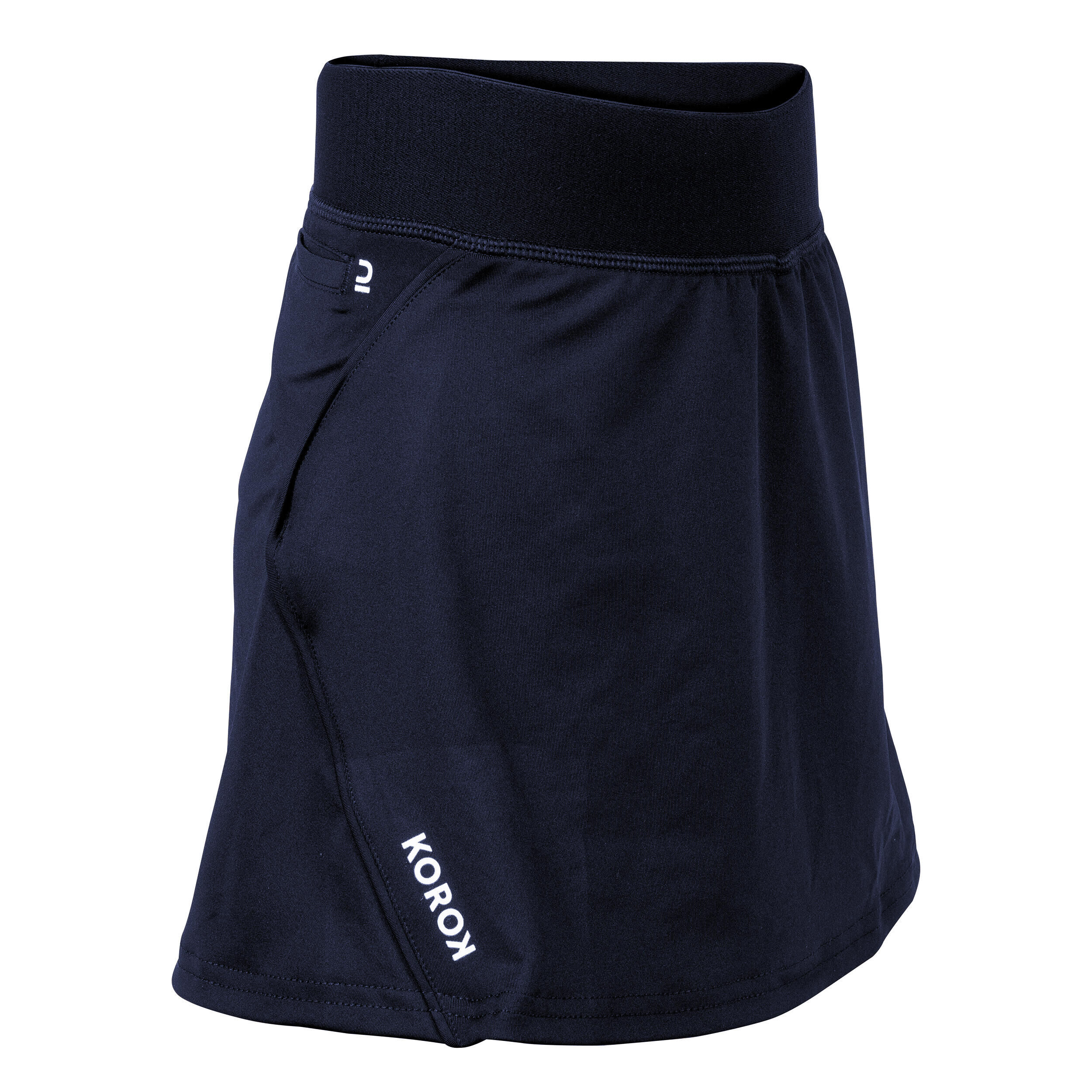 KOROK Girls' High-Intensity Field Hockey Skirt FH900 - Navy