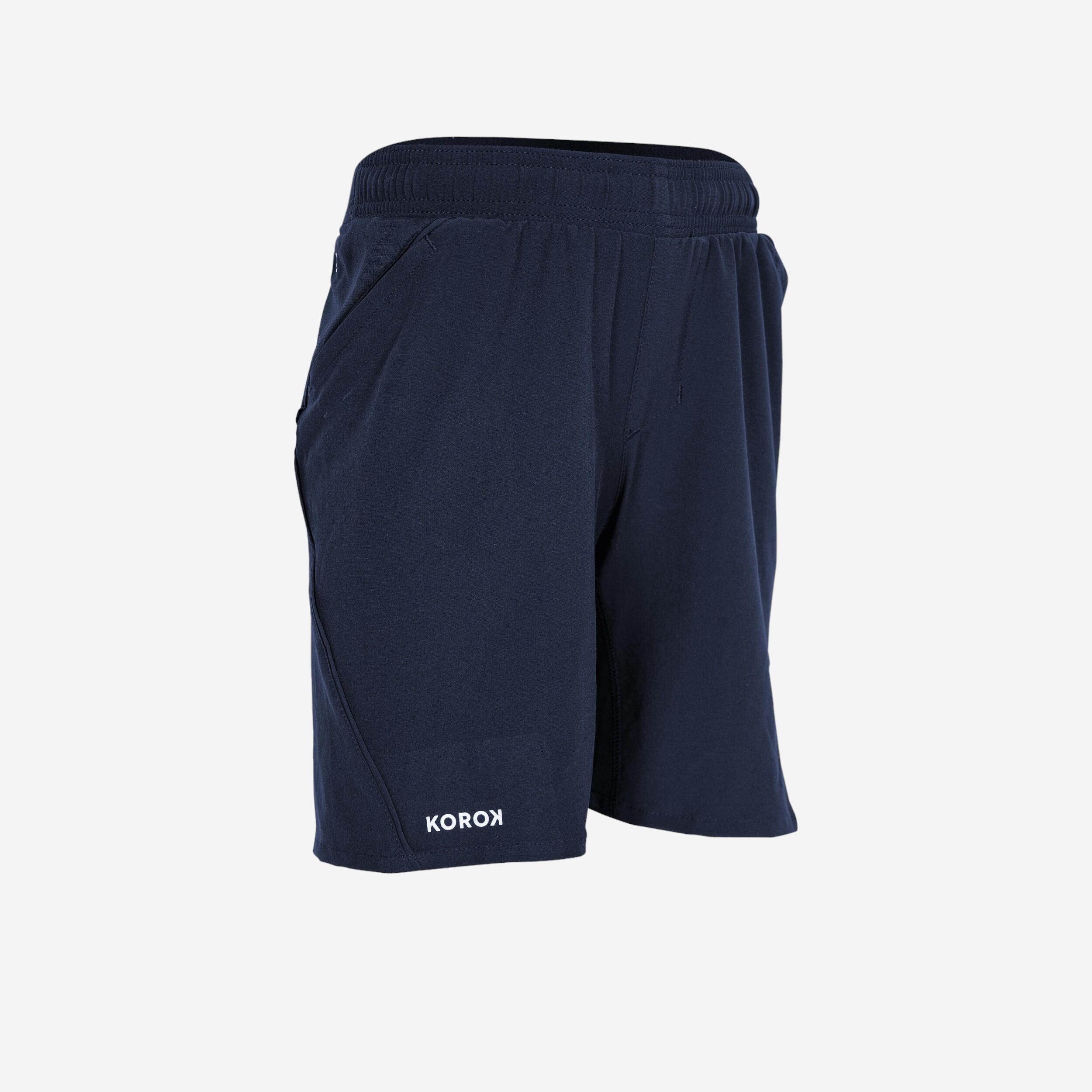 Boys' High-intensity Field Hockey Shorts Fh900 - Navy Blue