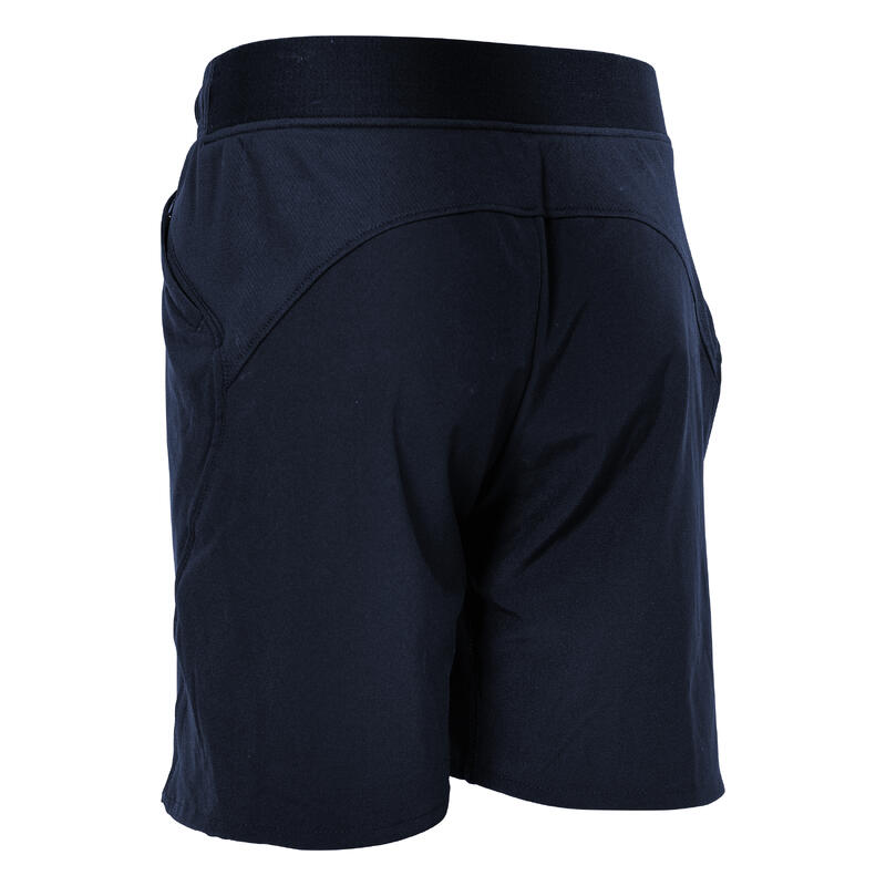 Short de hockey sur gazon garçon intensité forte FH900 bleu marine