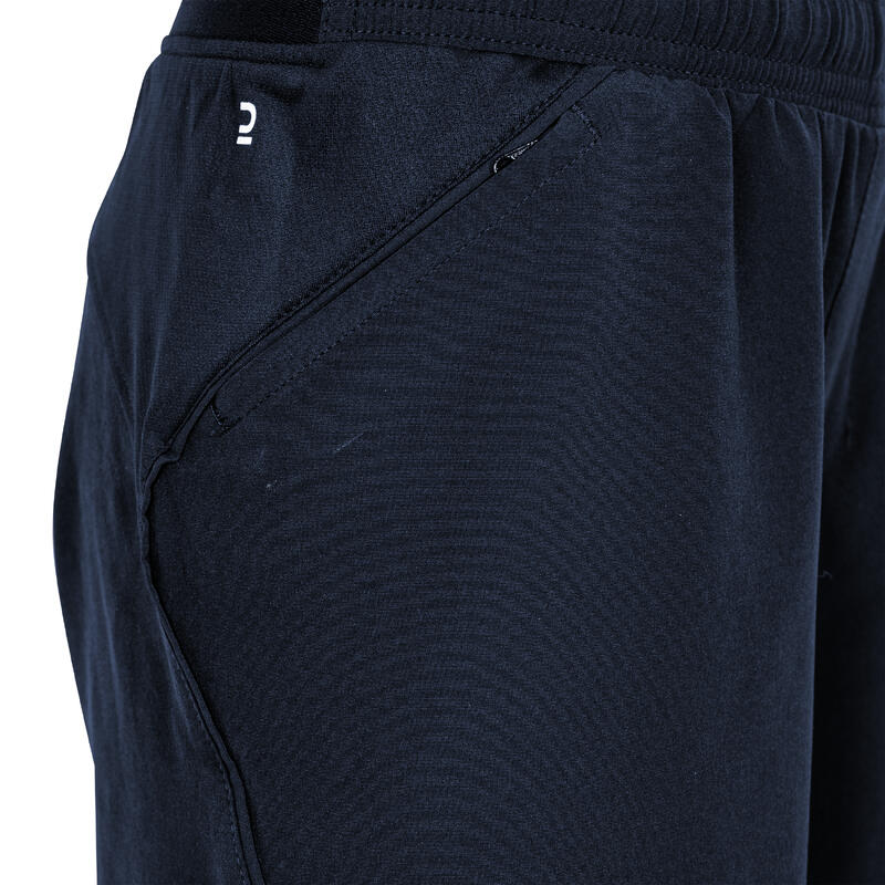 Short de hockey sur gazon garçon intensité forte FH900 bleu marine