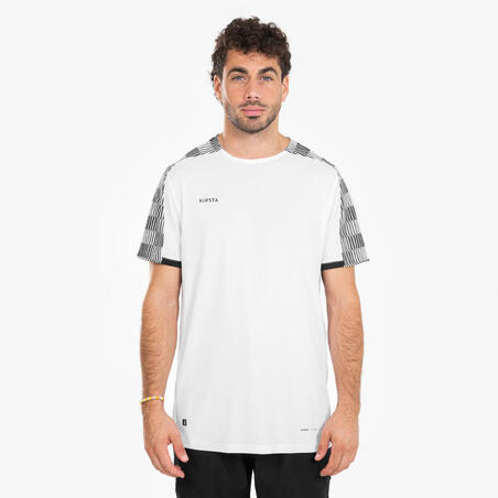 Футболка Viralto Checkerboard для футболу біла/чорна