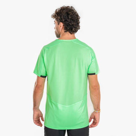 Футболка Viralto PXL для футболу зелена/чорна 