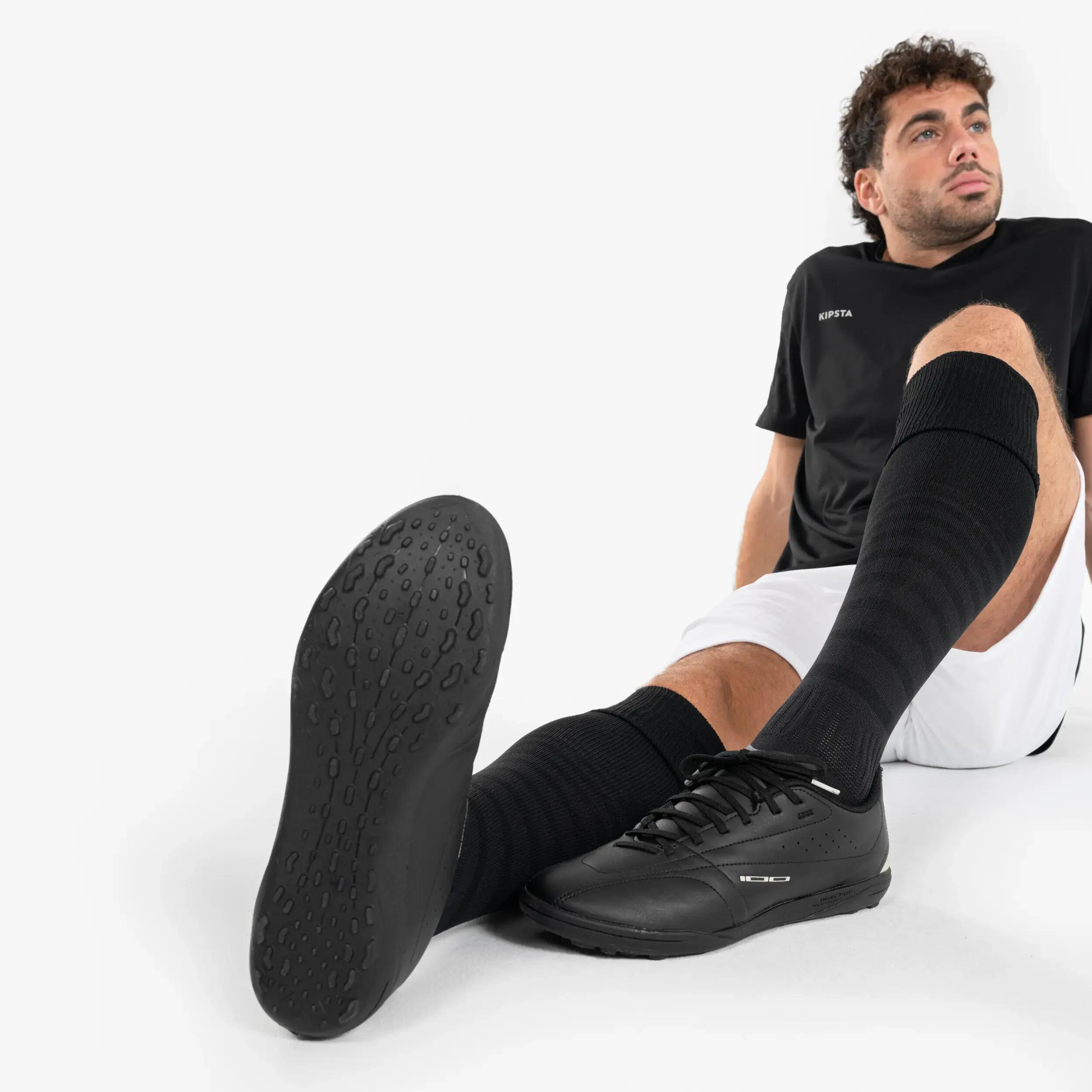 Guayos de fútbol (FG) / (TF)   Kipsta  Turf 100 - Negro 11/19