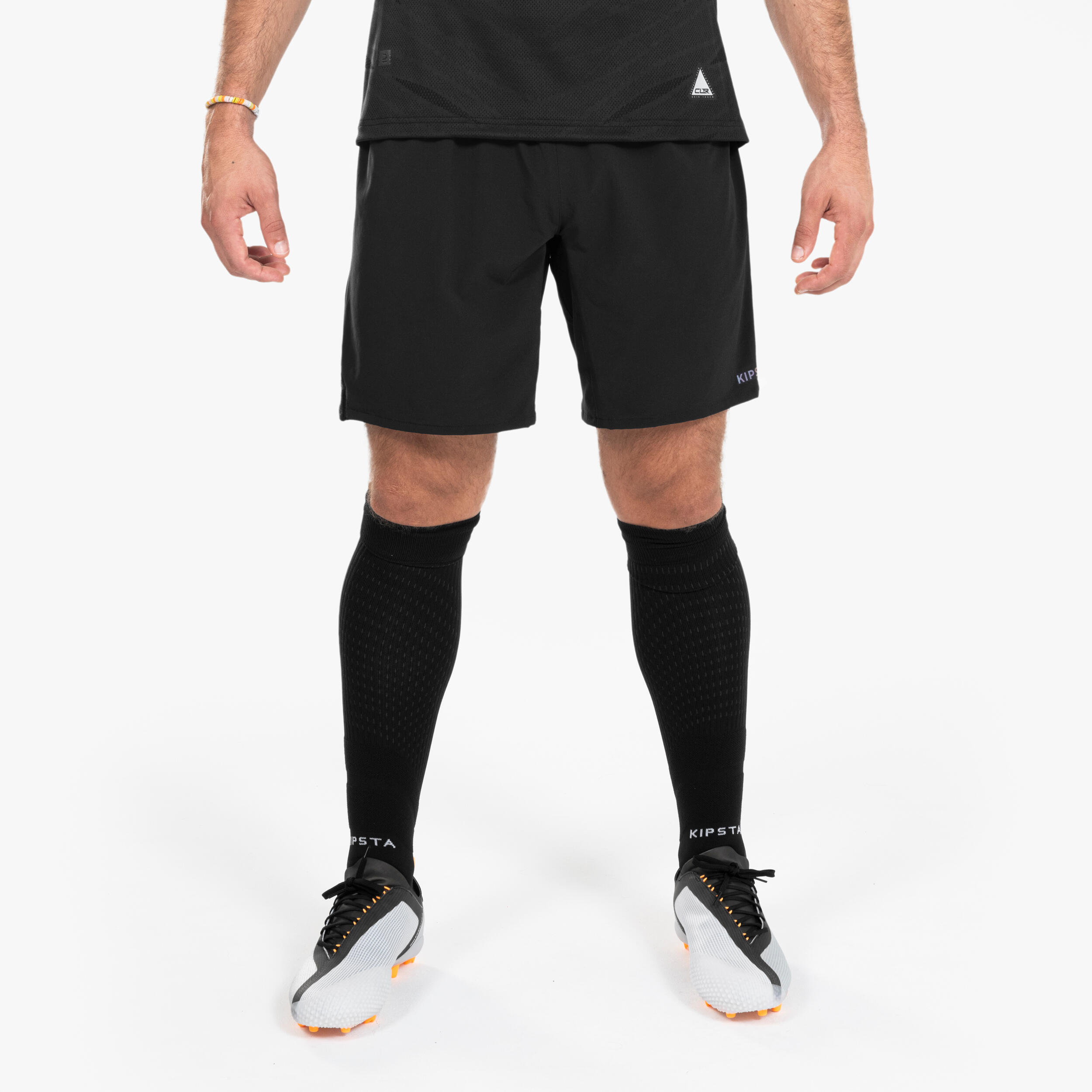 KIPSTA Futbalové šortky CLR čierne XL