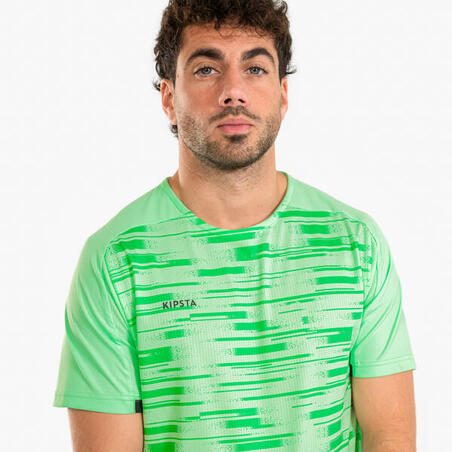 Футболка Viralto PXL для футболу зелена/чорна 