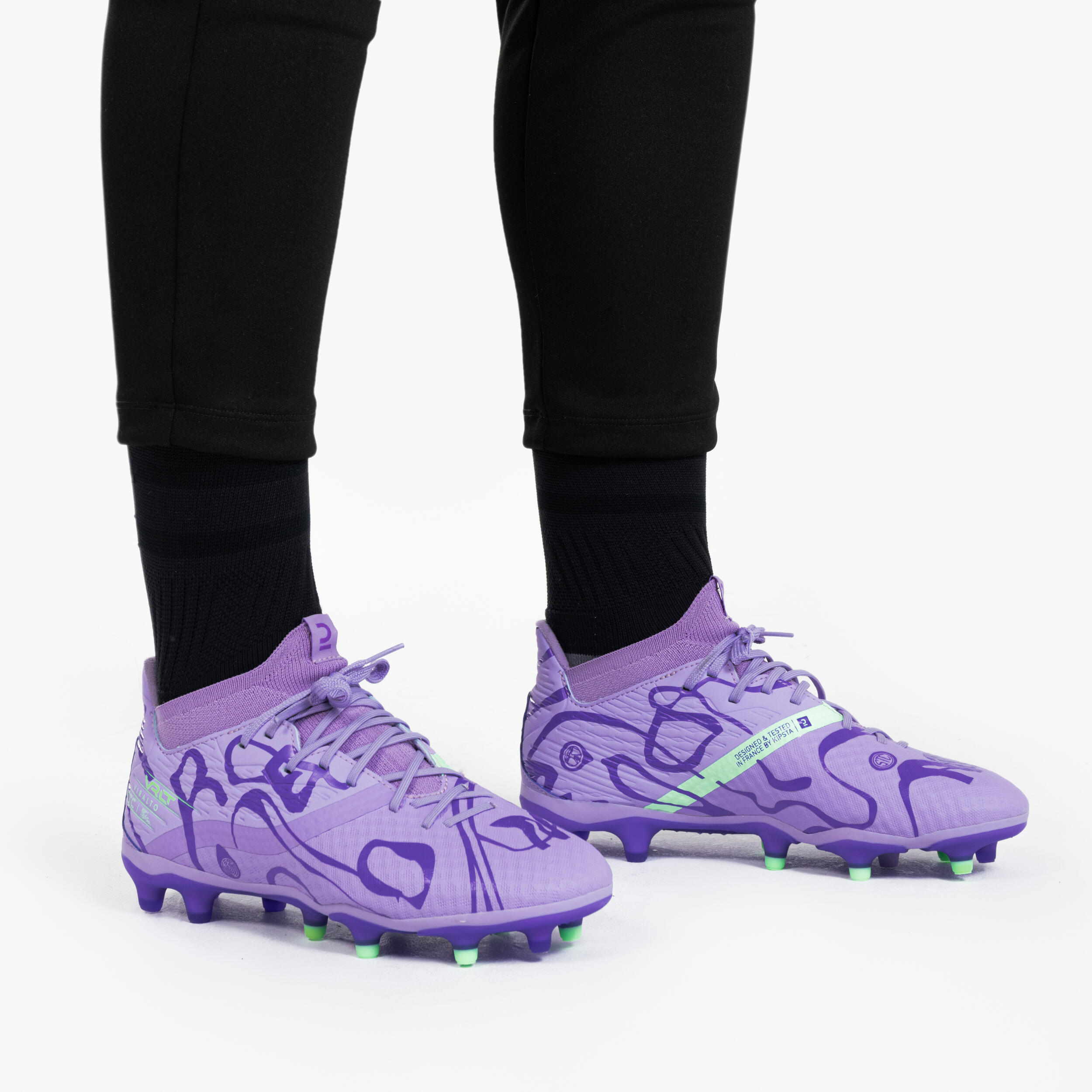 Scarpe calcio donna VIRALTO III-W FG lilla 14/14