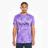 Short-Sleeved Football Shirt Viralto II - Parma Navy and Neon Purple