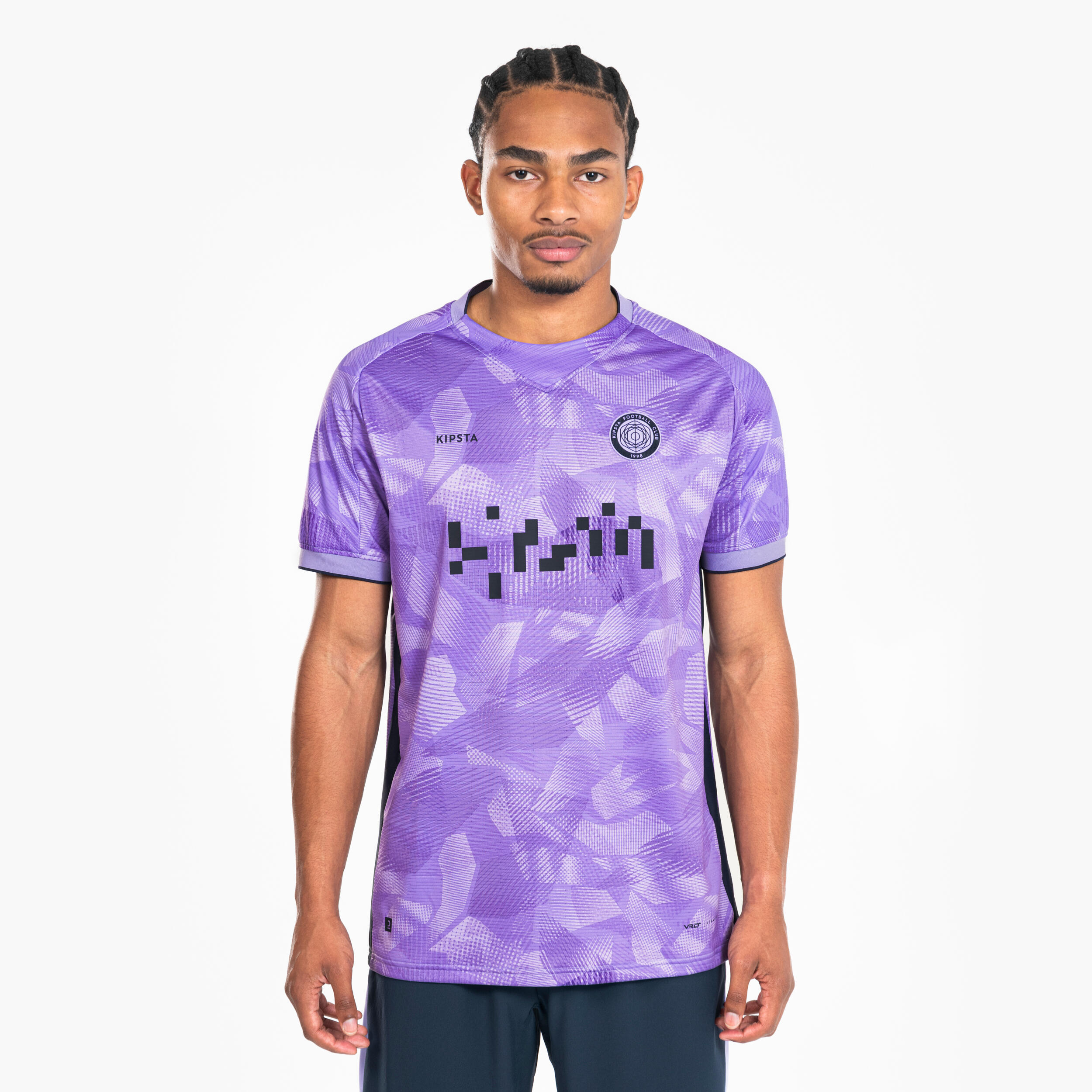 MAGLIA DA CALCIO VIRALTO II A MANICHE CORTE DEL PARMA, NAVY E VIOLA NEON