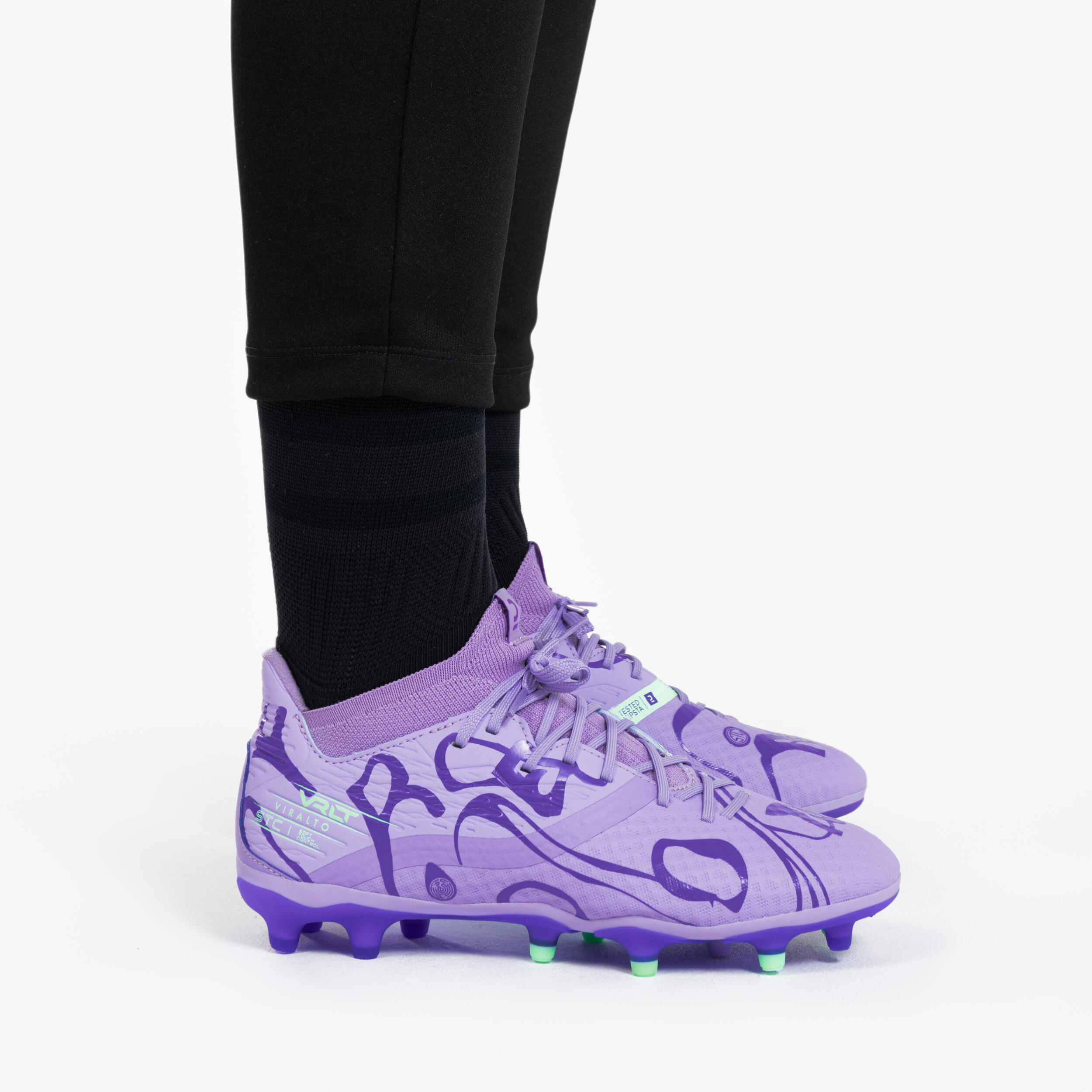 Scarpe calcio donna VIRALTO III-W FG lilla 11/14