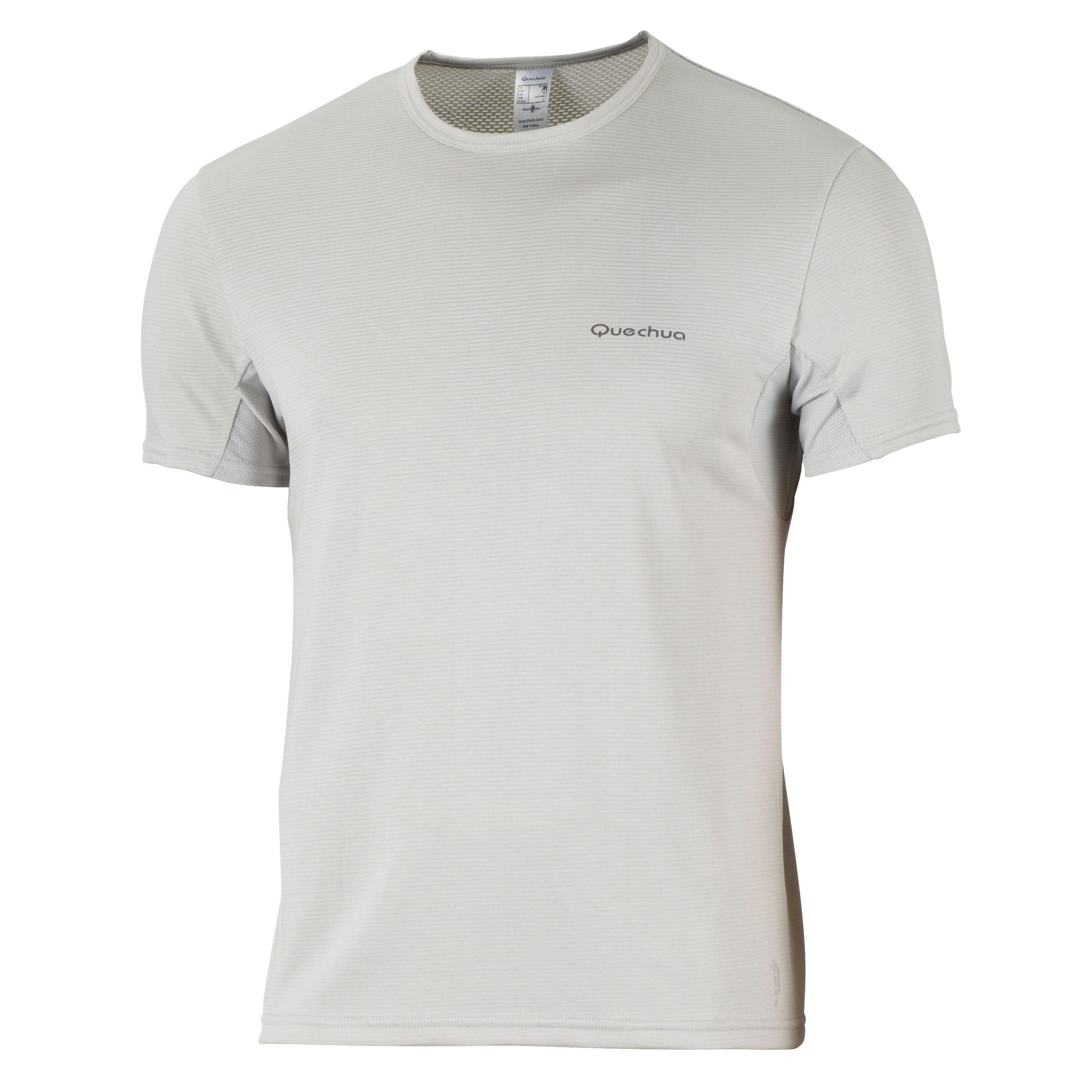 QUECHUA TechFRESH 50 T-Shirt SS - Light Grey