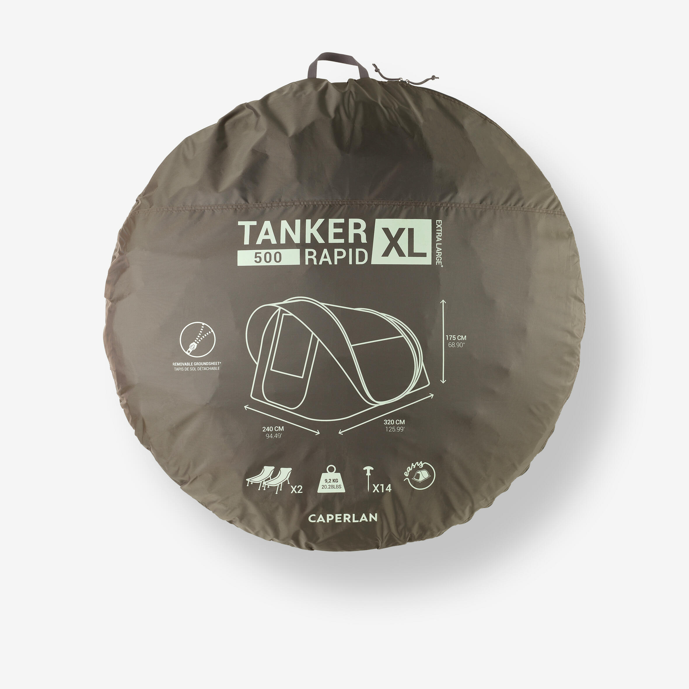 Biwy carp fishing RAPID TANKER XL 10/11