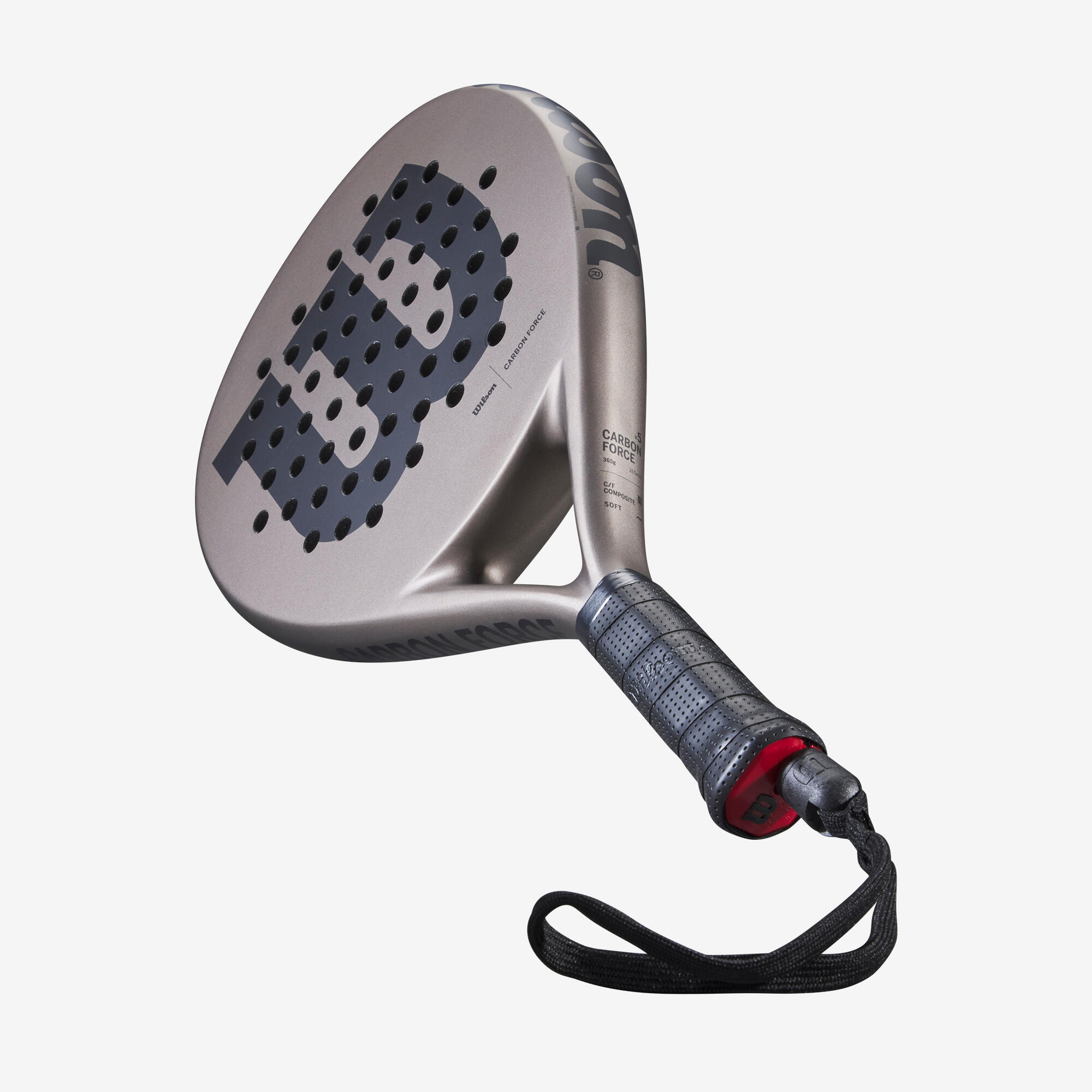 Raquette De Padel Hybride VirtuFit - 365 G, Fibre De Carbone, Mousse EVA 13°, Forme Goutte, Pour Joueurs Avancés - 4
