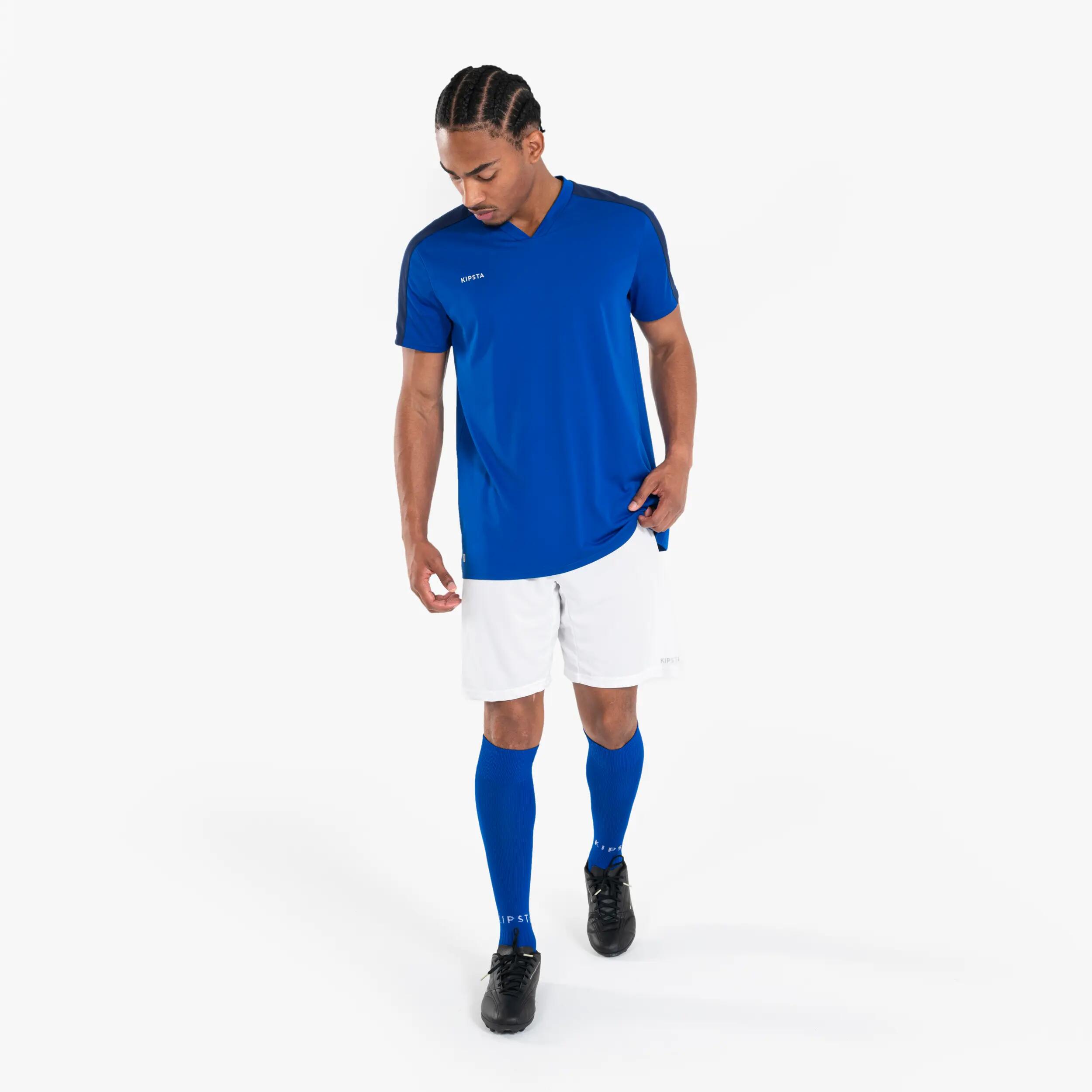 Camisola de Futebol Manga Curta Adulto Essential 2026 Azul 25/31