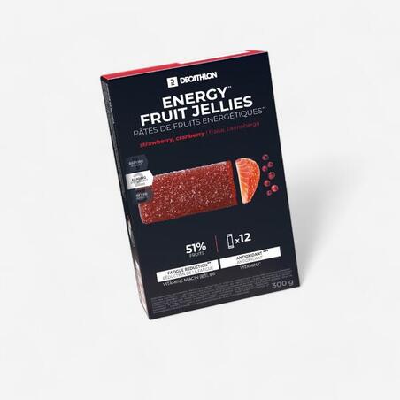 Мармеладний батончик 12×25 г зі смаком полуниці та журавлини