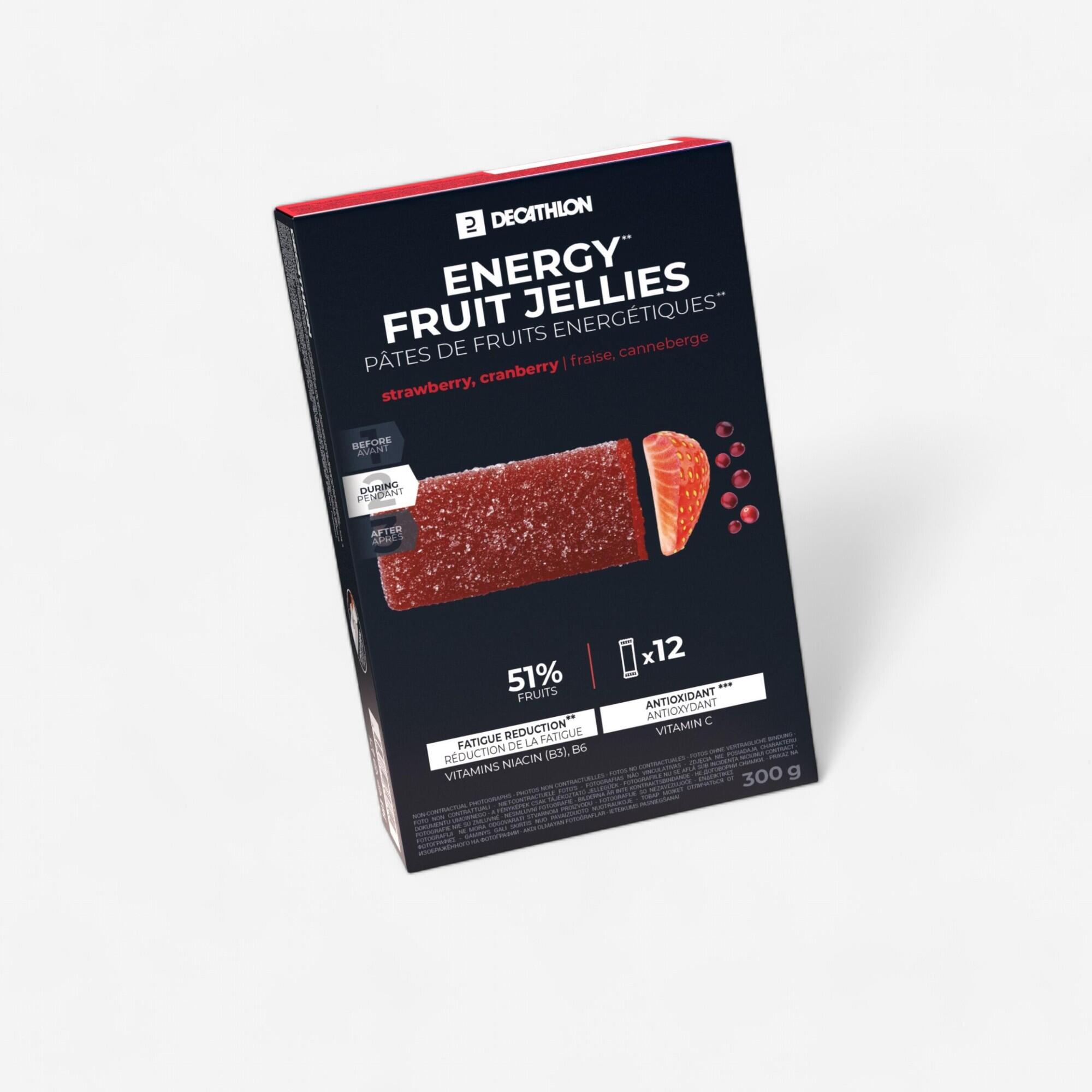 Decathlon - Pate De Fruits Énergétique Ecosize Fraise Cranberries Acerola 12x25g - Pâte De Fruits - Nutrition Et Soin - - Taille Unique - Decathlon