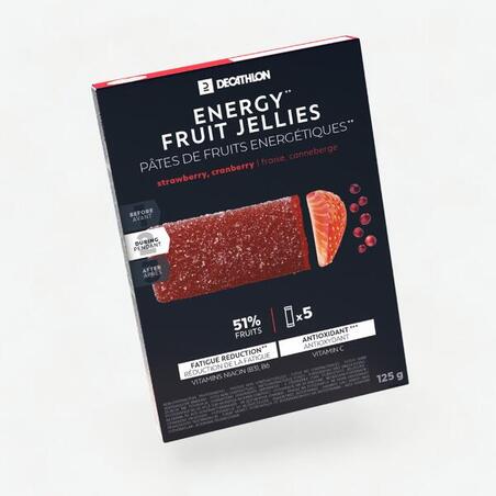 Мармелад фруктовий енергетичний, зі смаком ацероли, журавлини, полуниці 5 х 25 г
