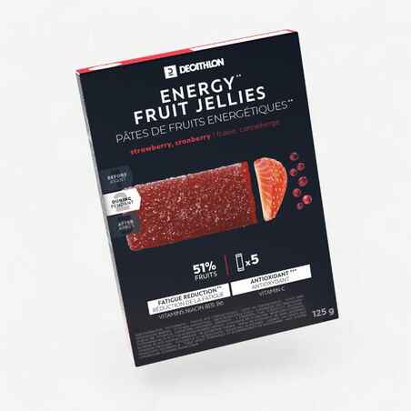 ENERGY FRUIT JELLIES STRAWBERRY CRANBERRY ACEROLA 5X25G