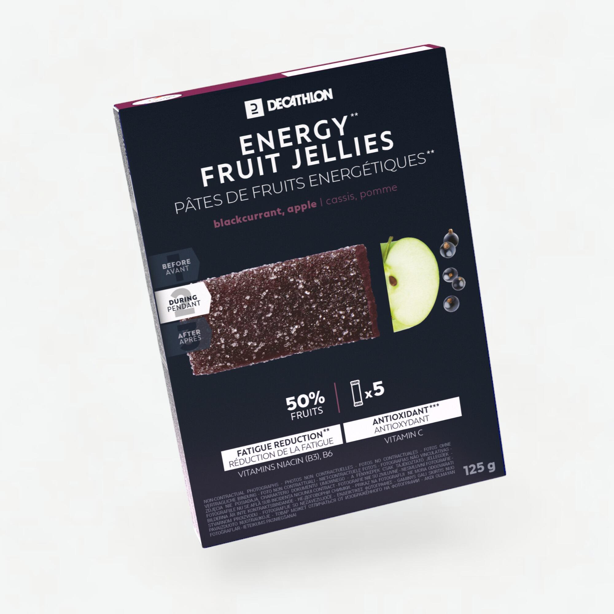 Pastă energizantă de fructe coacăze negre măr acerola 5x25g
