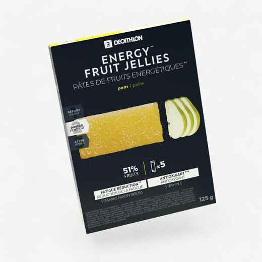 
      Augļu želeja “Energy Fruit jellies”, 5x25 g, ar bumbieru garšu
  