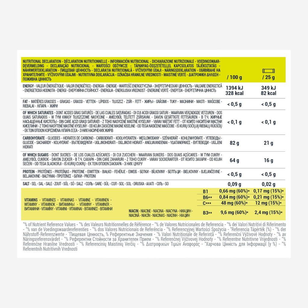 Puuviljamaitselised energiatarretised, 5 x 25 g, pirnimaitseline