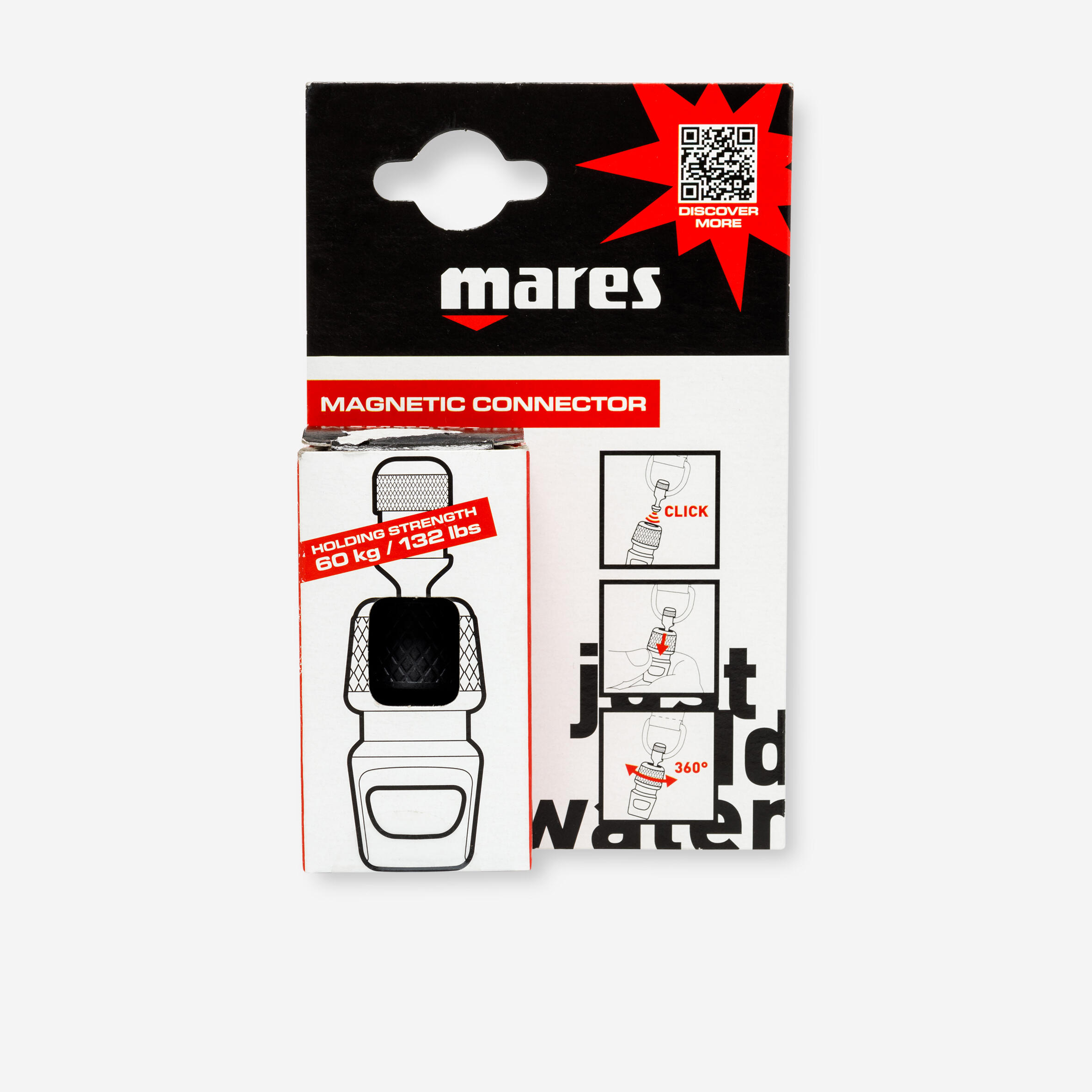 Conector magnético MARES preto 4/4