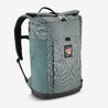 Adult Travel Backpack for Hiking 23L - Escape 500 Rolltop Khaki