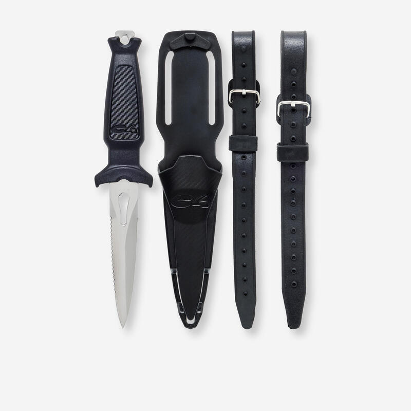 Kés víz alatti vadászathoz - Naifu C4 CARBON - Decathlon