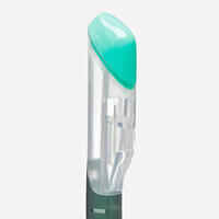 Dry diving snorkel with drytop valve system - 100 Dry Top Smoke grey