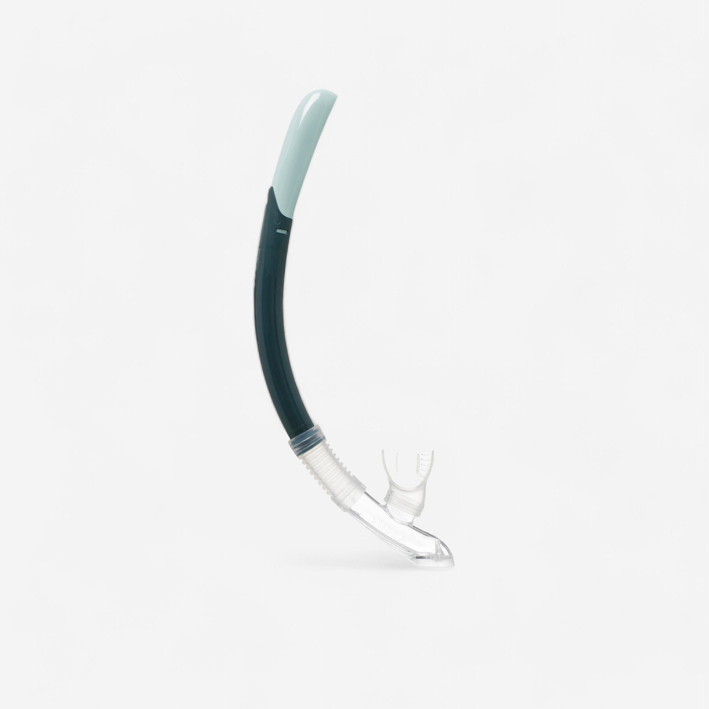 Subea - Tuba Plongée Avec Soupape - 100 Kaki - Tuba - Snorkeling Plongee Chasse Ss Apnee - Vert - Taille Unique - Decathlon