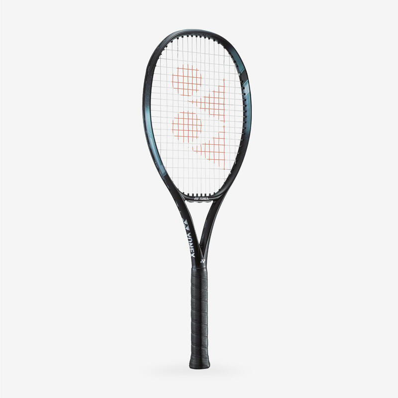 Tennisracket voor volwassenen EZONE 100 aqua zwart 300 g