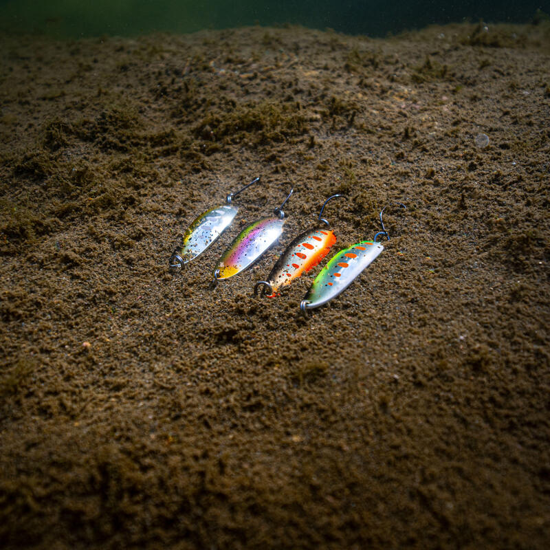 MICRO CUILLER ONDULANTE TRUITE KEA MCO 3,6CM 4,2GR ARC EN CIEL