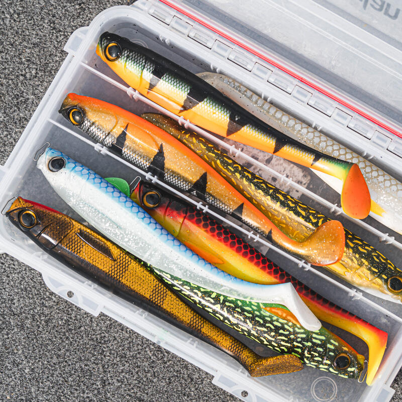 Měkká nástraha na rybolov štik shad Rogen 250 Firetiger 1 ks