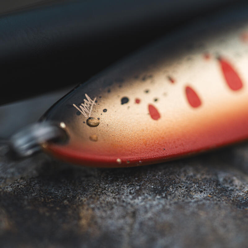 Spinnerbait na rybolov pstruhů Kea MCO 4,5 cm 6,5 g Yamame Orange