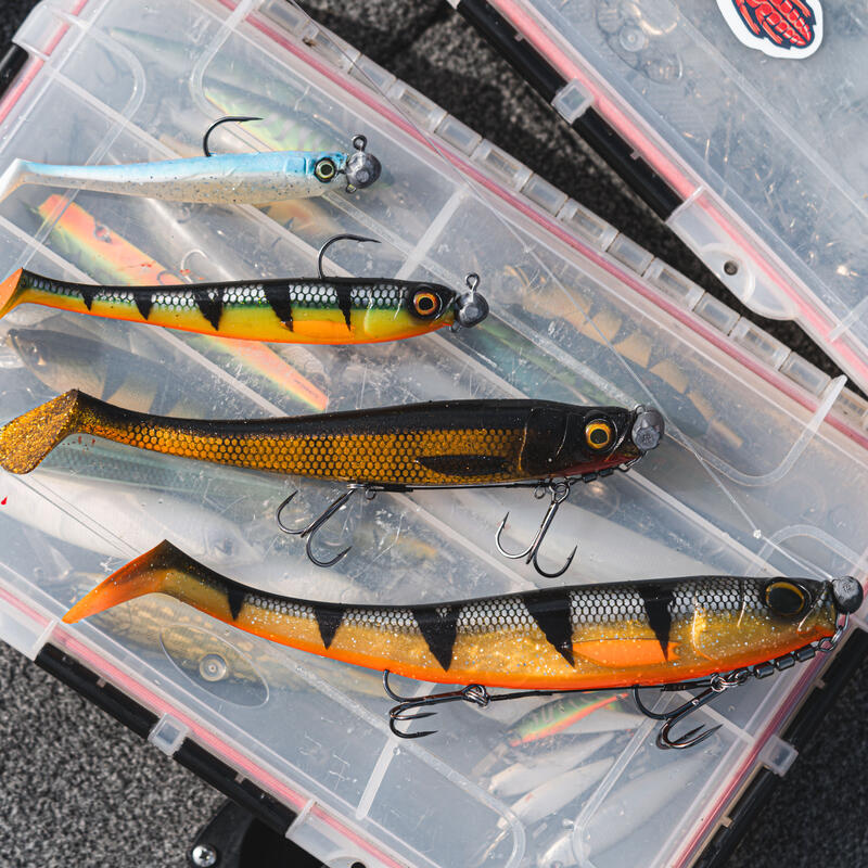 AMOSTRA FLEXÍVEL PARA A PESCA AO LÚCIO SHAD ROGEN 160 FIRETIGER X2